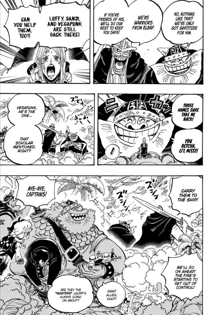 One Piece Chapter 1108- TCB scan Tech